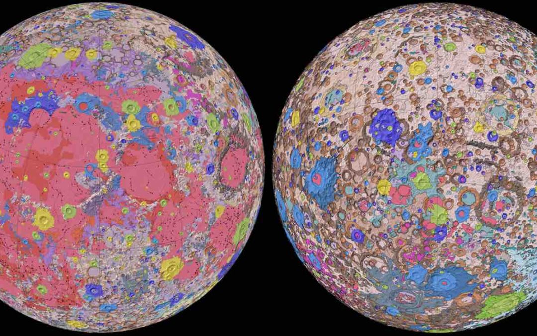 🌕 Scientists have released the first-ever comprehensive geologic map of the moon