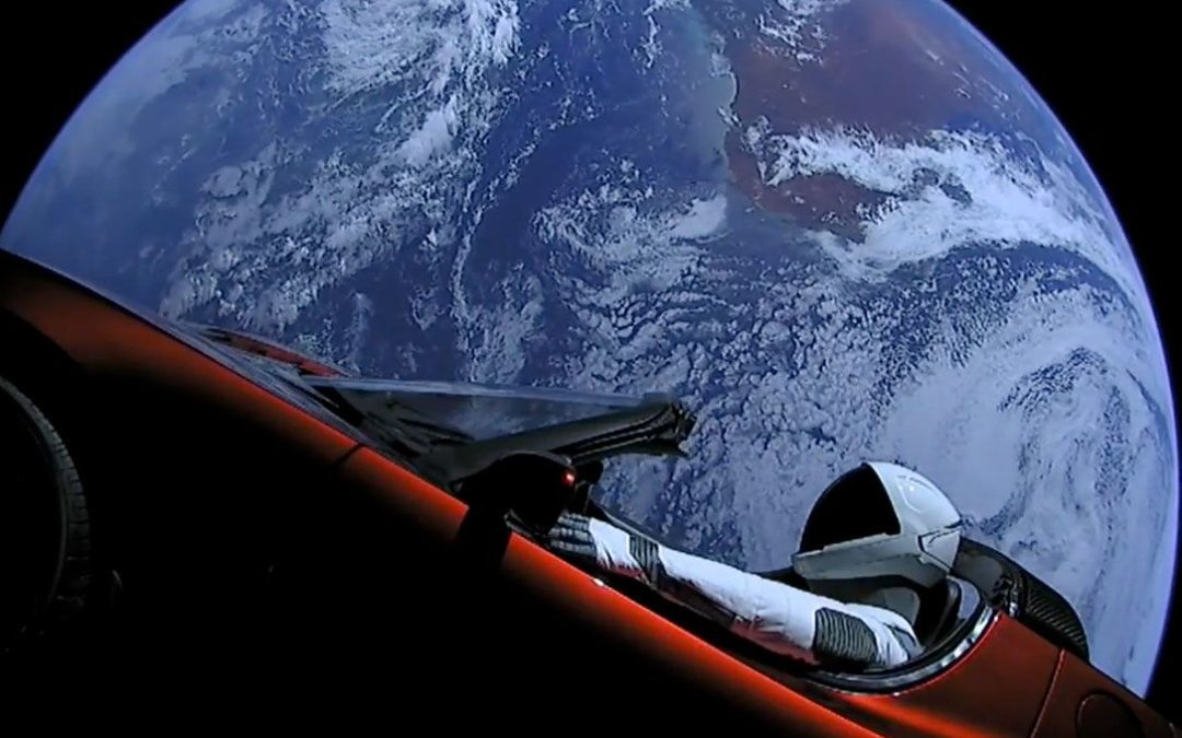 🚀🚗Elon Musk’s Tesla Roadster – Starman – has reached Mars