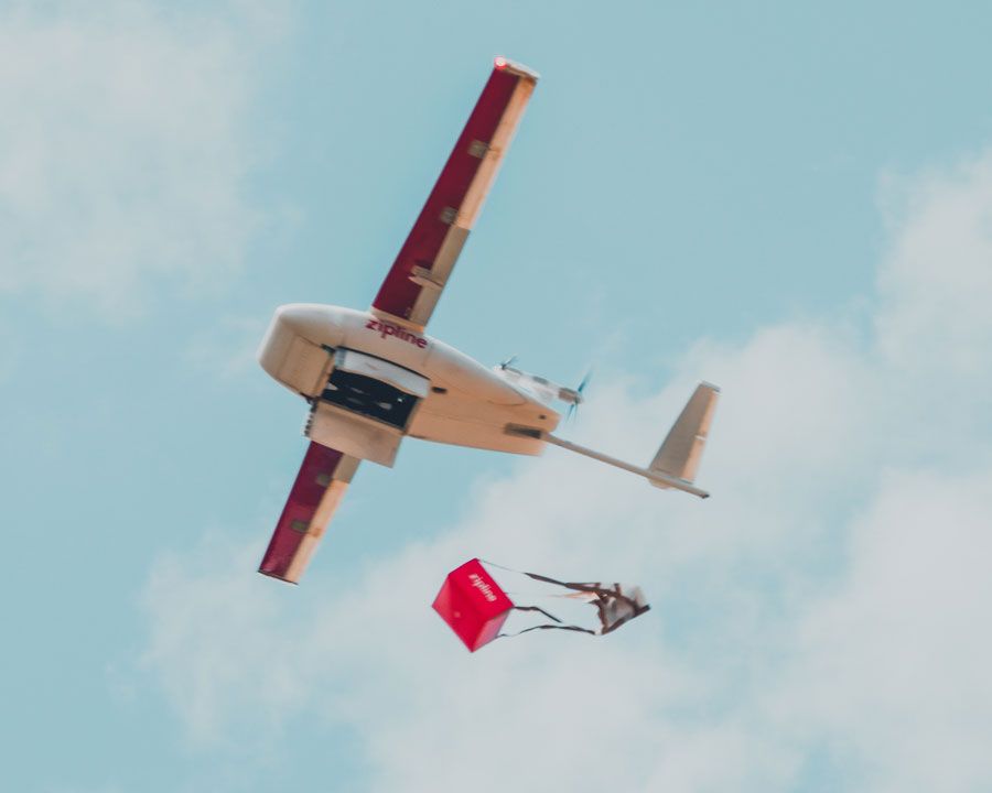 🏆 Battery-powered drones deliver COVID-19 vaccine