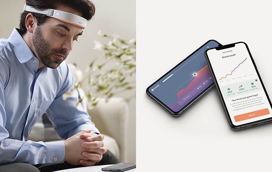 🔎 App and “headband” should give a more focused brain