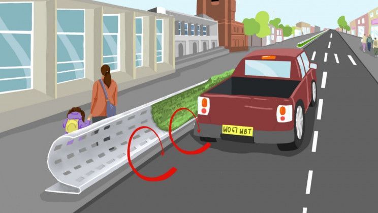 🛣 New roadside barrier protects people from air pollution