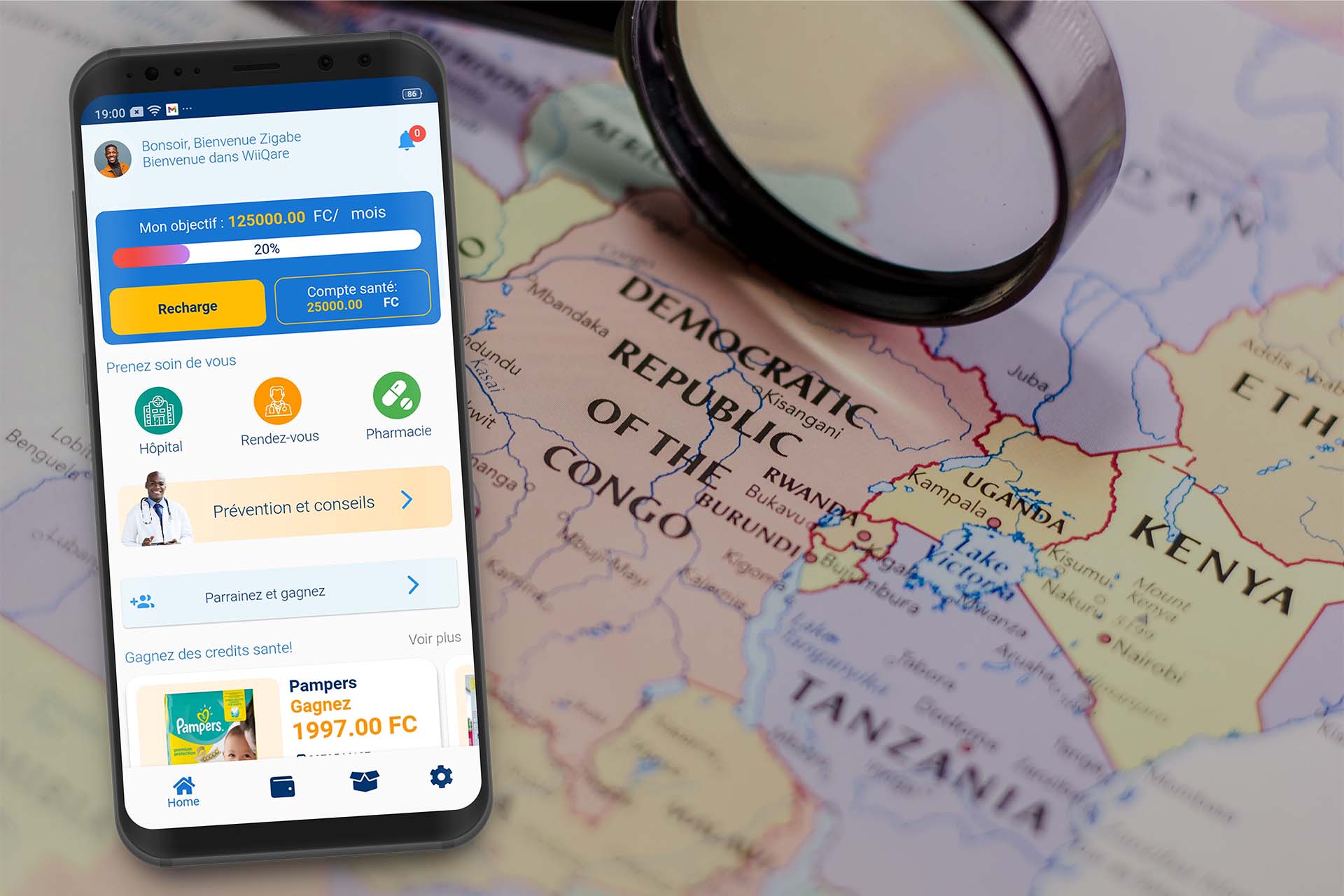 📱 App gives easy access to healthcare services in the DRC