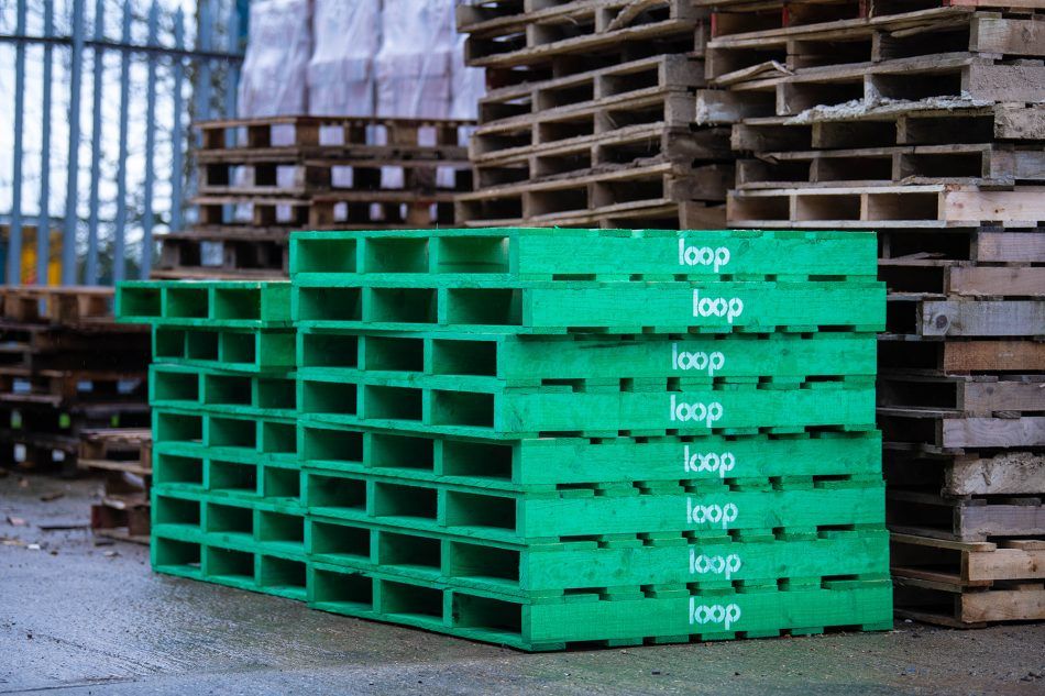 ♻️ Reusable pallets reduces construction waste