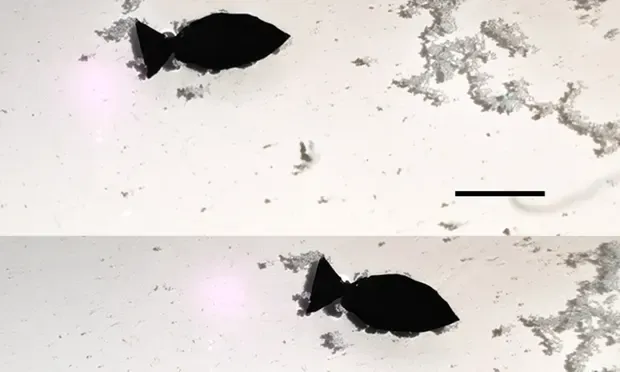 🐠 Robot fish repairs itself with microplastics