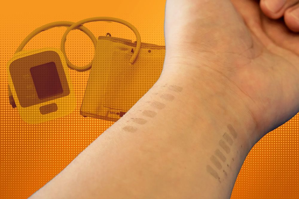 🩺 E-tattoo keeps track of your blood pressure