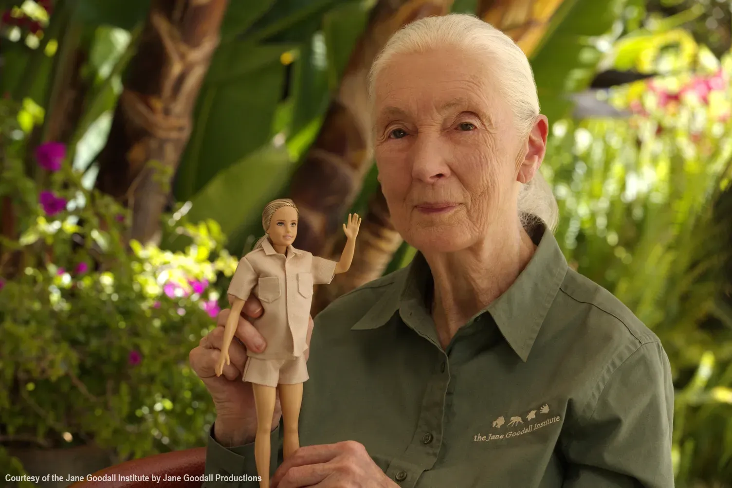 🐵 Jane Goodall honoured with a Barbie doll made from recycled plastic