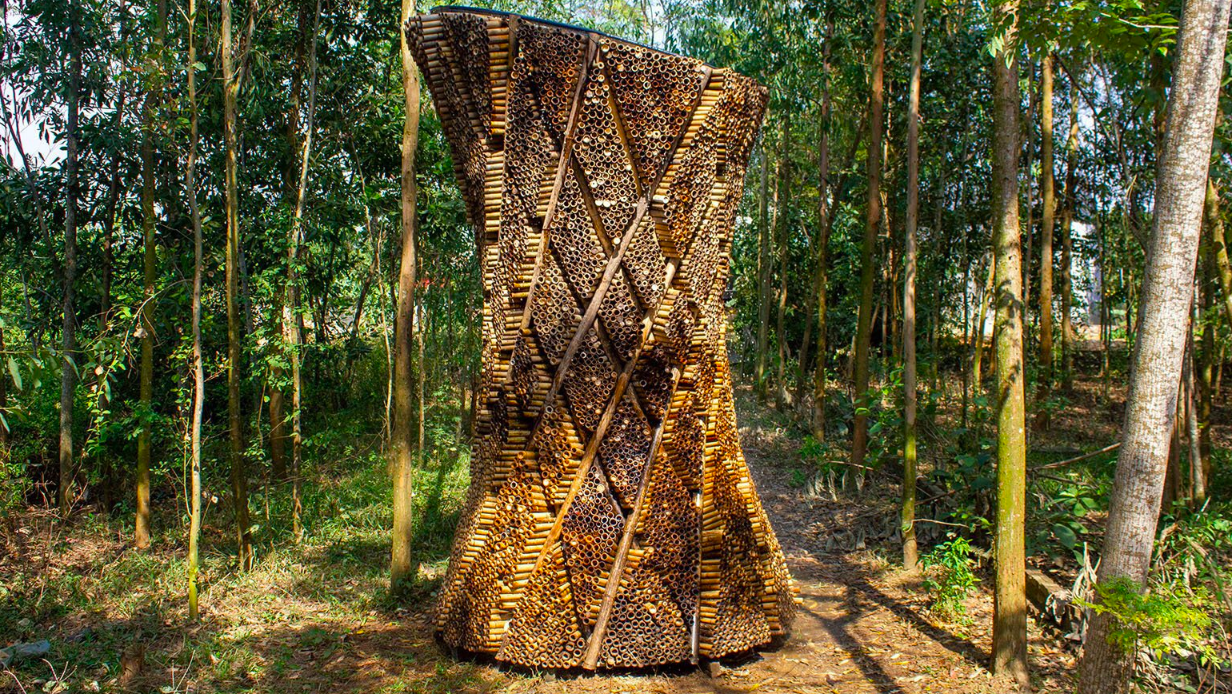 🧊 Green alternative to air conditioning: cooling bamboo system